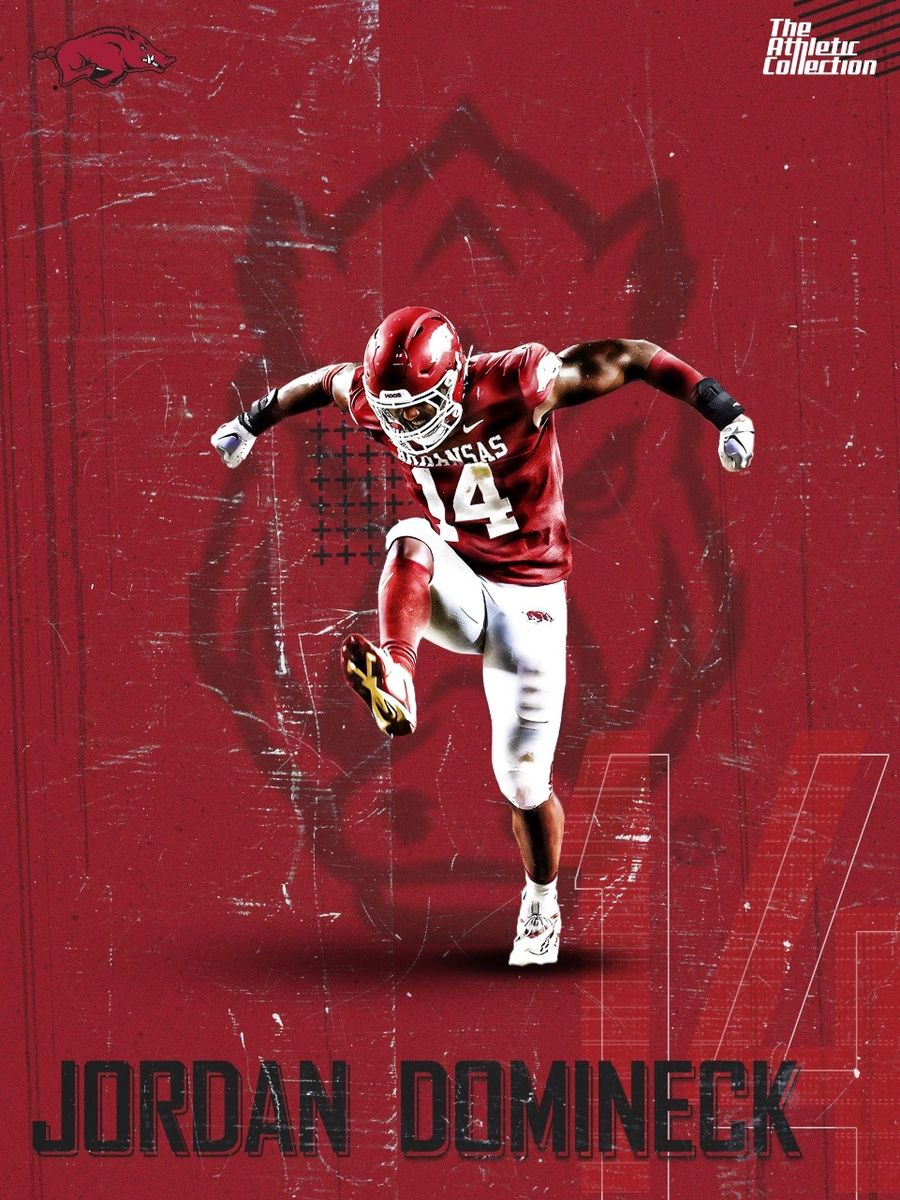 Jordan Domineck Arkansas Football Poster